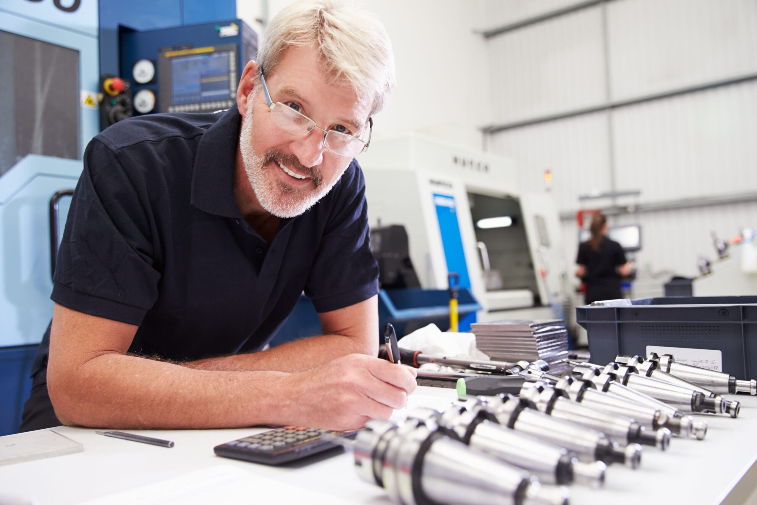 Engineer Project Planning CNC Machinery