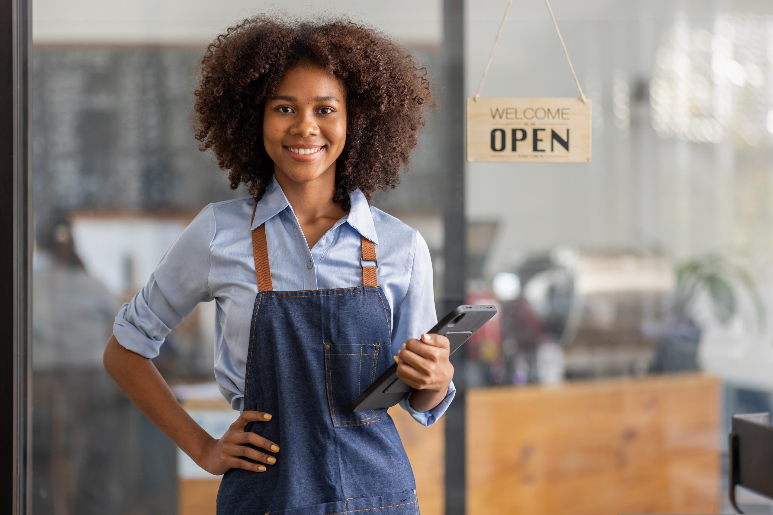 Happy Business Owner